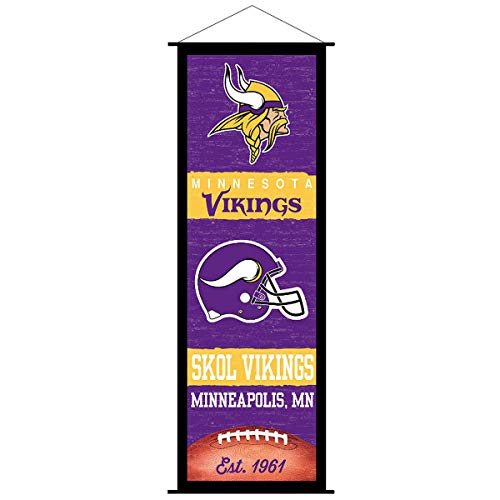 Minnesota Vikings Banner and Scroll Sign