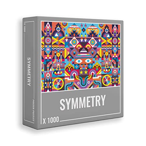Cloudberries Symmetry - Anspruchsvolles, symmetrisches 1000 Teile Puzzle für Erwachsene mit Hellen, bunten Farben!