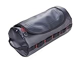 TROIKA WASHBAG - BAG30/BK - Kulturbeutel für Männer - Reise, unterwegs - zum Aufhängen, mit Reißverschluss & Tragegriff - geräumiges Hauptfach inkl. Netzfach - Tarpaulin (Plane) - TROIKA-Original