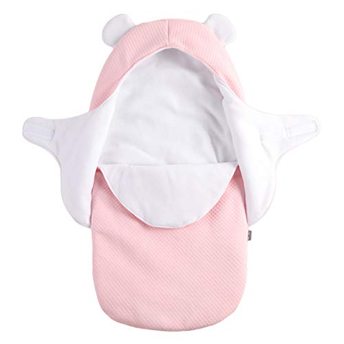 iFCOW Wickeldecke für Neugeborene, Schlafsack für Babys von 0–8 Monaten.
