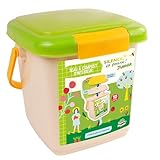 PLANETE Plante - Kompostbehälter für organische Abfälle - Silence Ça Pousse - 170637SP - Polypropylen - Garten - Natur - Pflanze - Blumen - Kinderspiel - Ab 4 Jahren