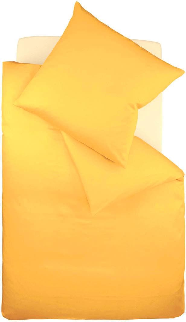 fleuresse Bettwäsche "Colours", in weicher Interlock Jersey Qualität aus 100% Baumwolle, Bett- und Kopfkissenbezug mit Reißverschluss, STANDARD 100 by OEKO-TEX zertifiziert
