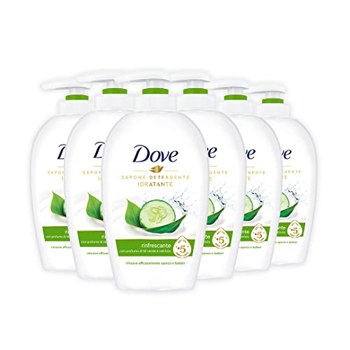 Dove Handseife Erfrischende Flüssigkeit, 6 Stück à 250 ml