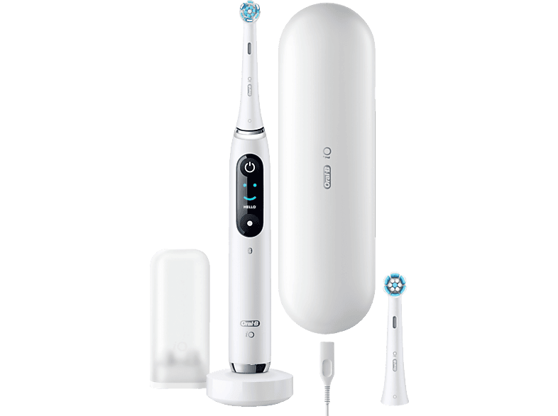 ORAL-B iO 9N Elektrische Zahnbürste White Alabaster, Reinigungstechnologie: Mikrovibrationen