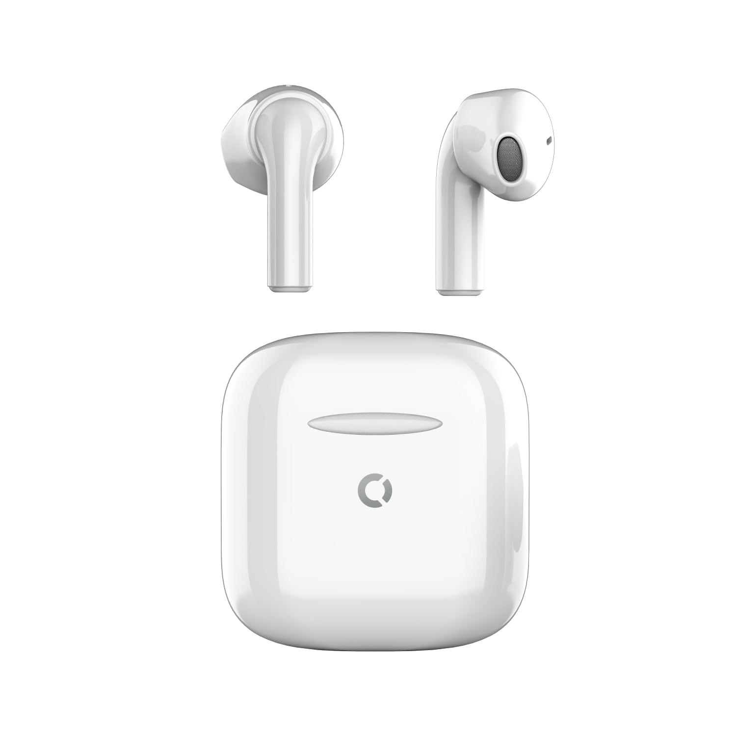Echo Pods Air weiß, Multi-kompatibel (Smartphones, Tablets und Computer), 70 Stunden Standby-Zeit, 3,5 Stunden Hörzeit, Anrufzeit, Stimme auf Französisch, Sprachassistenten