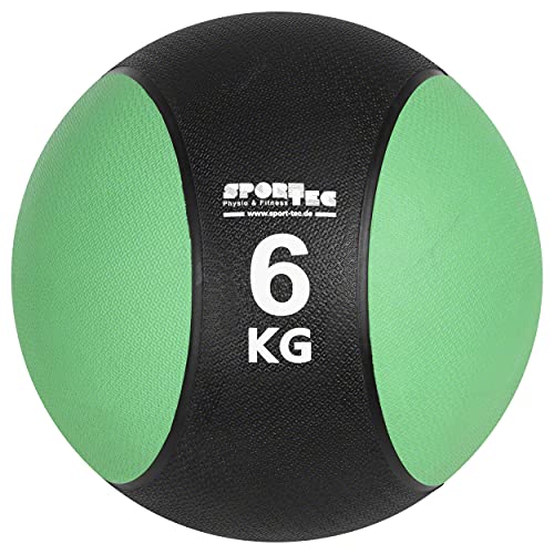 Sport-Tec Medizinball ø 28 cm, 6 kg, grün