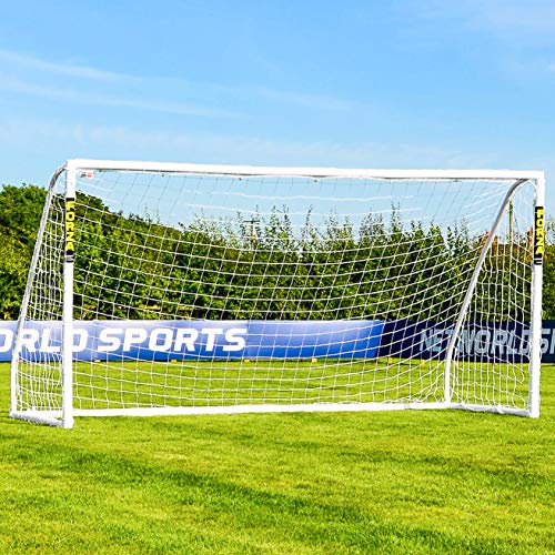 Net World Sports Forza Fußballtore – das Beste Tor bei jedem Wetter – 5 Größen (Match 3,7m x 1,8m)