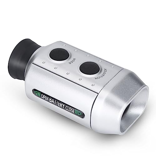 Golf-Entfernungsmesser, Outdoor-Handheld-Monokular-Teleskop-Entfernungsmesser-Entfernungsmesser-Tester Golf Laser (Silber)