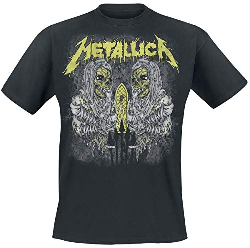 Metallica Herren Sanitarium_Men_bl_ts:1xl T-Shirt, Schwarz (Black Black), X-Large