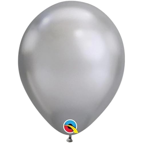 Zilverkleurig Luftballons, Silber, Chrom, 58270Q,