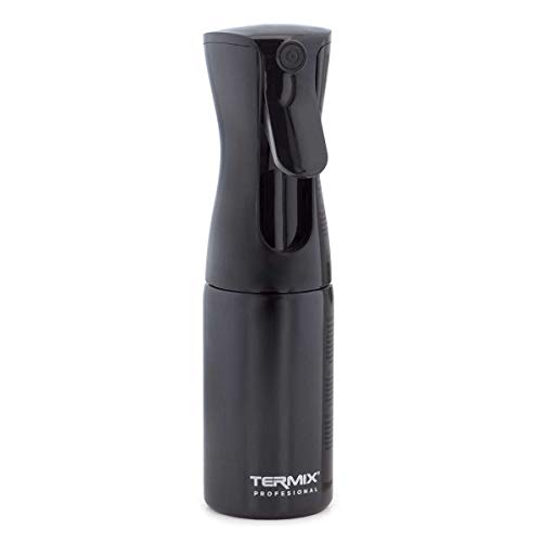 Termix Friseursprühflasche. Sprühflasche mit Nebeleffekt, der die richtige Produktmenge ausstößt. Farbe: Schwarz