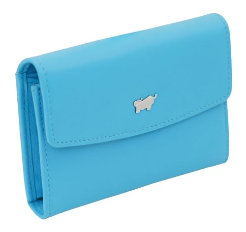 BRAUN BÜFFEL Joy Mini Zip Wallet Turquoise