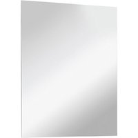 FACKELMANN Spiegel/Wandspiegelelement mit Befestigung/Maße (B x H x T): ca. 70 x 60 x 2 cm/hochwertiger, moderner Badspiegel/hoch und quer verwendbarer Badezimmerspiegel/Breite 70 cm
