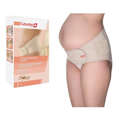 Lauma Medical Medizinischer Stützgürtel für Schwangere, Mutterschaftsglocke, pränatale Bauchstütze, postnatale, postpartale Glocke, zertifizierte medizinische Produkte