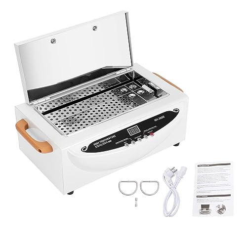 RANZIX Heißluftsterilisator Sterilisator Sterilisationsgerät 500W 220V/50HZ für Nagel Werkzeug, Metallbehälter, Haarschönheits Werkzeuge (500W)
