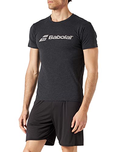 Babolat Herren Exercise Logo XXL T-Shirt, Black Hthr