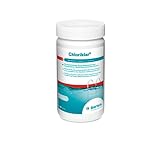 BAYROL Chloriklar 1kg - Chlortabs 20g Schnelllöslich - Mini Schnellchlortabletten für Pool - Schockchlorung Pool Tabletten - Stoßchlorung Pool