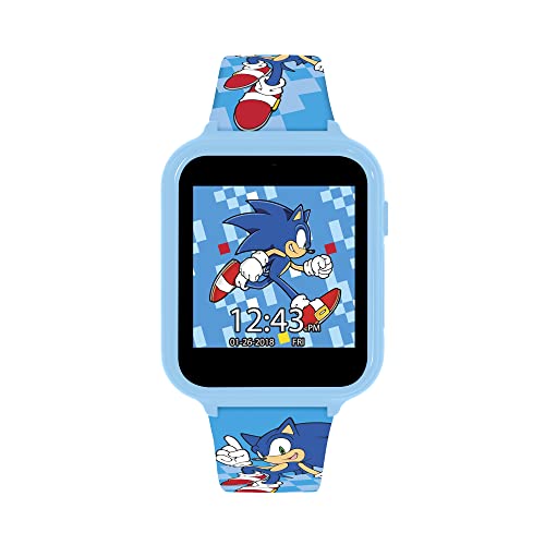 Sonic Digitale Quarz-Armbanduhr für Jungen, Fitness-Tracker mit Silikon-Armband SNC4055, blau, Riemen