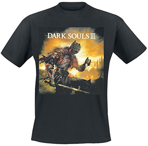 Dark Souls 3 T-Shirt -XL- Logo, schwarz