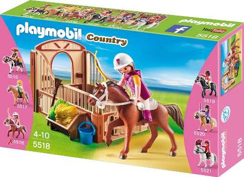 Playmobil 5518 - Shagya Araber mit braun-beiger Pferdebox
