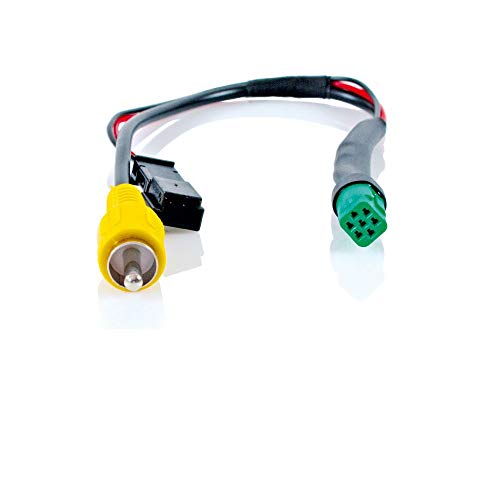 Caratec Safety CSZ103M Monitor-Adapter, grüner 7-poliger Stecker auf Cinch