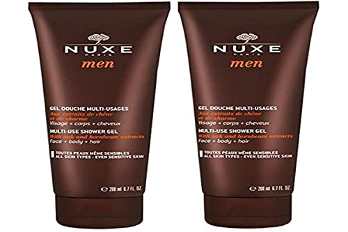 Nuxe Men Duschgel für Gesicht, Körper und Haare, 2 x 200 ml
