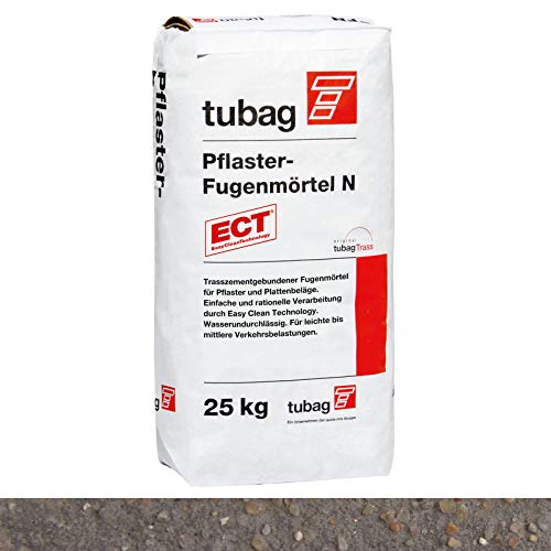 Tubag Pflasterfugenmörtel N PFN 25 kg/ Sack (anthrazit) wasserundurchlässig