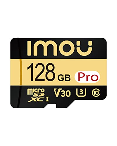 128 GB Micro SD-Karte imou SDXC-Speicherkarte, Full HD-Geschwindigkeit, Bis zu 95/25 MB/s, UHS-I, SD-Adapter für Smartphones, Tablets, Action-Kameras, Drohnen (128 GB)