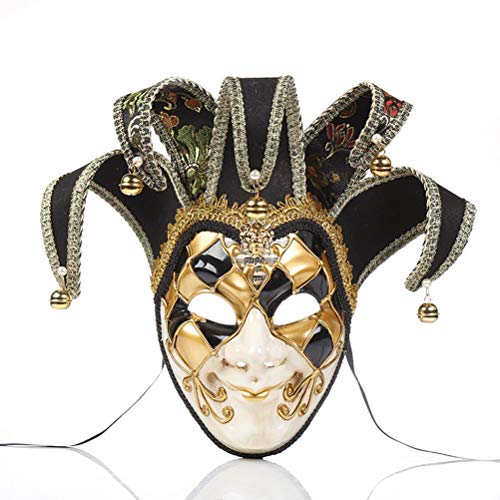 BSTCAR Masquerade Masken Volles Gesicht Venezianische Maske für Karneval Maskerade Cosplay Halloween-Party Performance，Einheitsgröße