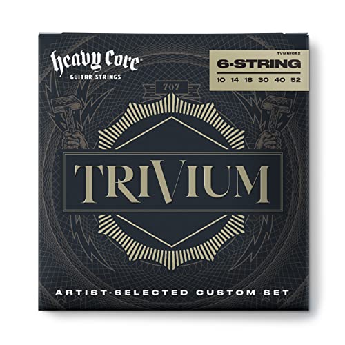 Jim Dunlop Dunlop Trivium nickel 10-52 6 cordes, Natural, TVMN1052