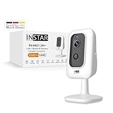 INSTAR IN-8401 2K+ Weiss - LAN/WLAN Überwachungskamera mit KI (AI) - IP Kamera - WPA3-2,4 und 5Ghz WiFi - 2-Wege Audio - PIR - Wärmesensor - Nachtsicht - 940nm unsichtbare LEDs - HomeKit - MQTT