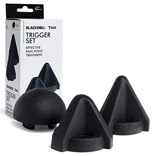 BLACKROLL TRIGGER SET - Set aus Trigger Tools inkl. Griff für einfache Handhabung. Effektive Verspannungs-Lockerung Made in Germany