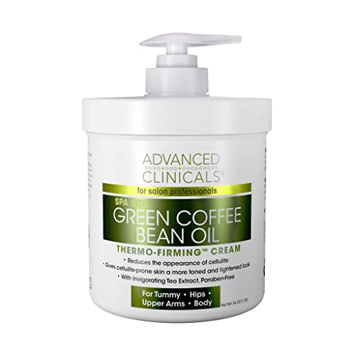 Green Coffee Bean Oil Thermo-firming Cream 16oz Spa Size by Advanced Clinicals