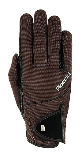 Roeckl Sports Handschuh Modell Milano, Unisex Reithandschuh, Mokka 7