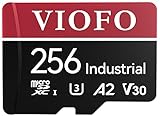 VIOFO 256GB Speicherkarte, hohe Geschwindigkeit mit Adapter U3, Kompatibel für 4K WiFi Dashcam Auto Kamera