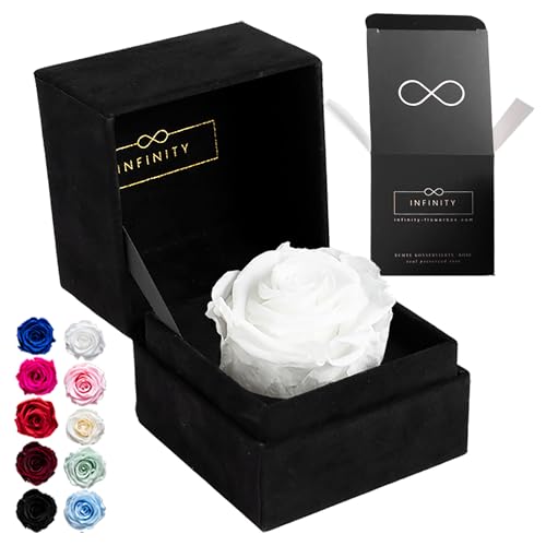 Infinity Flowerbox Single Box Pure White Geschenkartikel