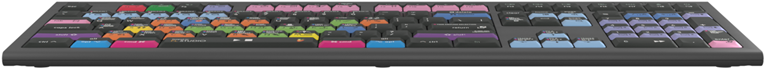 Logickeyboard LKB-FLS-A2M-DE Tastatur USB QWERTZ Deutsch Schwarz (LKB-FLS-A2M-DE)