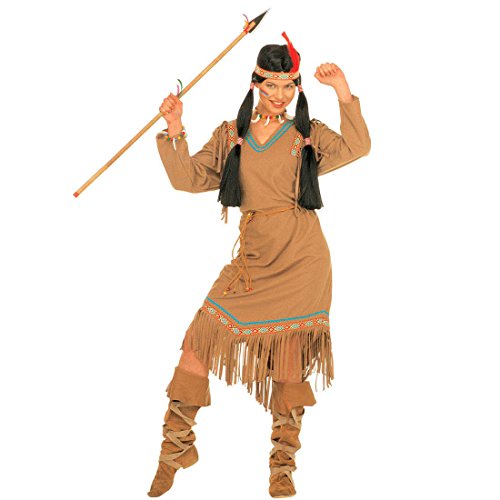 Amakando Indianerkostüm Damen - L (42/44) - Indianerinnenkostüm Indianer Kostüm Damen Pocahontas Damenkostüm Westernkostüm Indianerin Kostüm Cheyenne