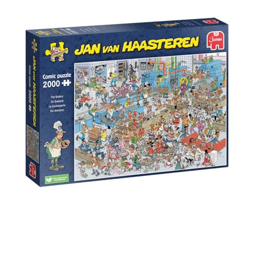 Jumbo 1110100311 Die Bäckerei 2000 Pieces Puzzlespiel, Mehrfarbig