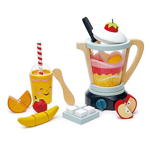 Tender Leaf Toys 7508229 Smoothie-Mixer Gross mit Zubehör Kinderküche
