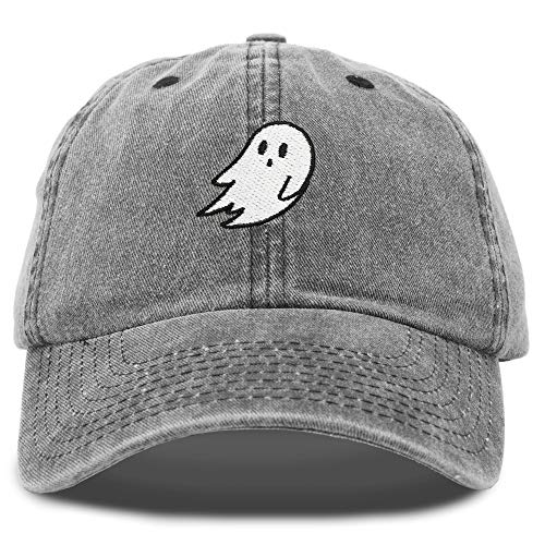 DALIX Geister-Stickerei Dad Hat Baseball Cap Cute Halloween, Schwarz Vintage, Einheitsgröße