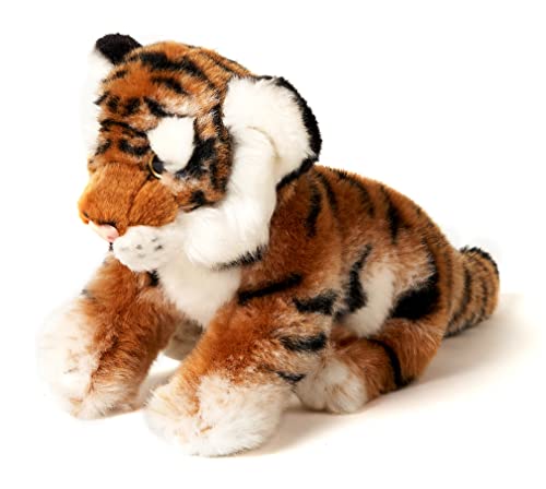 Uni-Toys - Tiger Baby, sitzend - 20 cm (Höhe) - Plüsch-Wildtier - Plüschtier, Kuscheltier