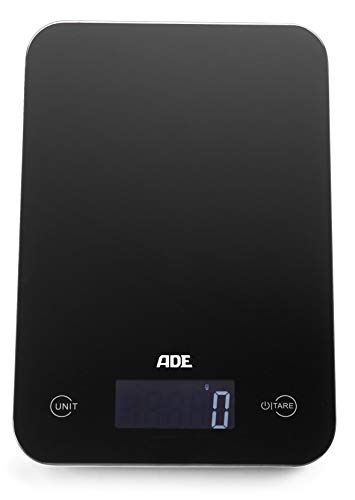 ADE Slim digitale Küchenwaage (Farbe: schwarz)