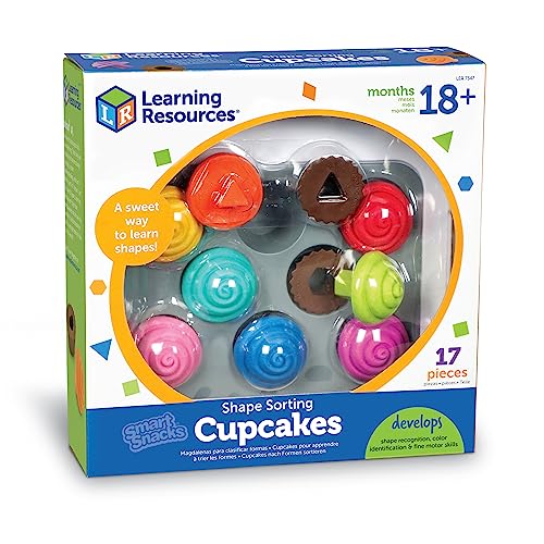Learning Resources Smart Snacks Cupcake FormenSteckspiel,