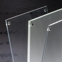 Sigel TA424 - Schwarz - Transparent - Acryl - 10,5 x 21 cm - Rechteckig - Porträt - LED (TA424)