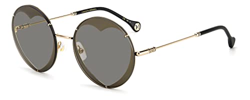 Carolina Herrera Unisex Ch 0013/s Sunglasses, RHL/IR Gold Black, 57