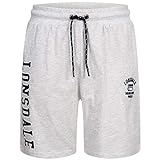 Lonsdale Herren Knutton Shorts, Marl Grey Light, XL EU