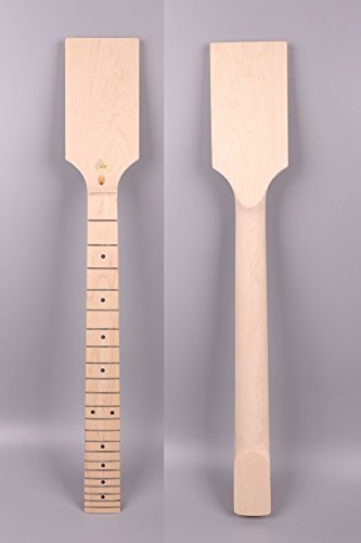 Yinfente E-Gitarrenhals aus Massivholz, 22 Bundstäbchen, 63,5 cm