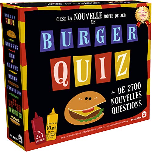 Dujardin Spiele – Burger Quiz – ab 10 Jahren