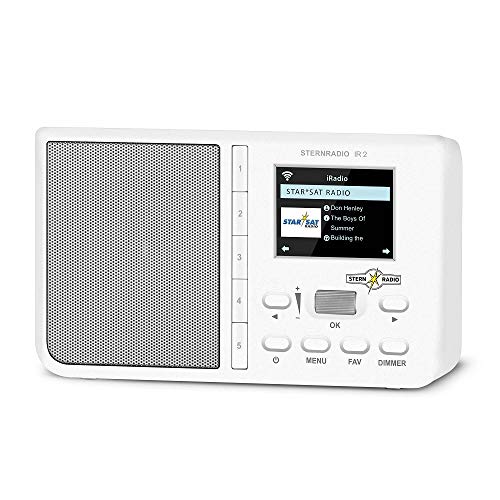 TechniSat STERNRADIO IR 1 - kompaktes Internetradio (WLAN, Farbdisplay, Weck- und Sleeptimer, AUX, Snooze Funktion, Direktwahltasten, Netzschalter) schwarz